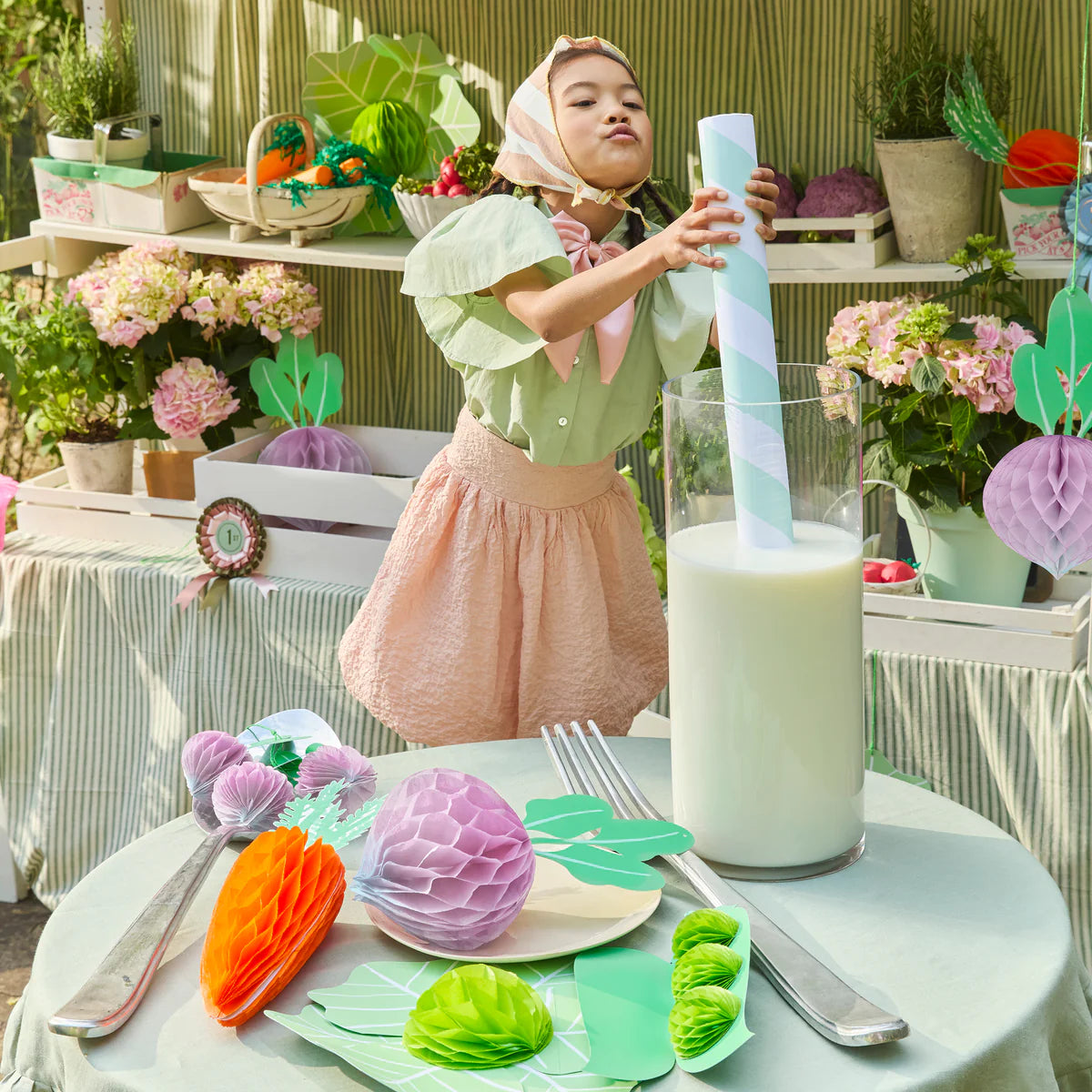 Decorazioni vegetali giganti (x10)